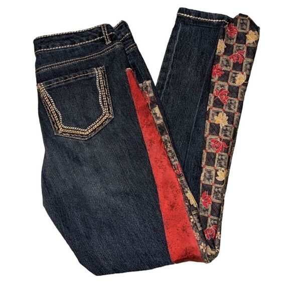 ‎Nine west upcycled jeans size 10 - Picture 1 of 9